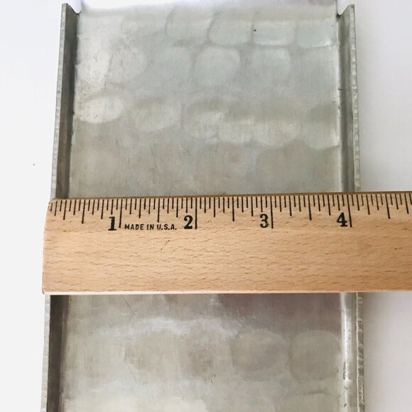 1940s Buenilum Hammered Aluminum Cream & Sugar Set & Serving Tray BW Metalwork - Picture 13 of 13